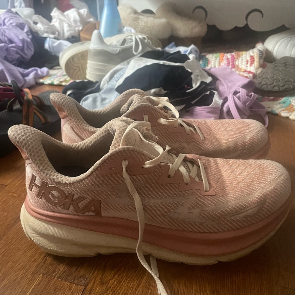 Hoka Women's Peach Athletic Shoes